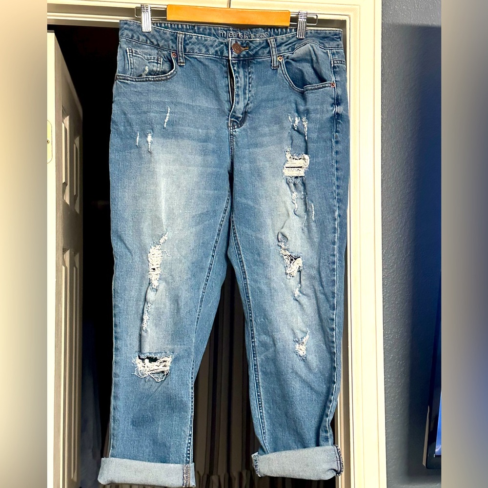 M jeans mid rise short